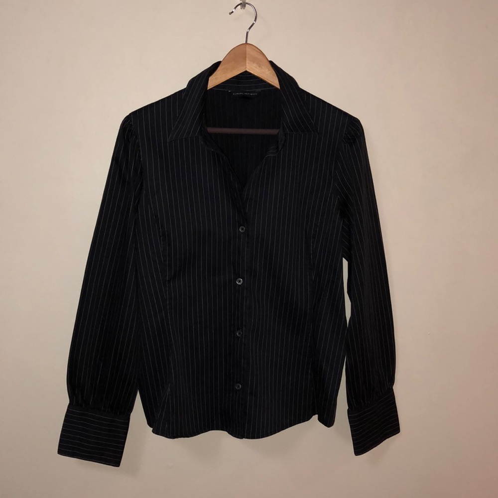 Banana Republic Stretch Button Down Blouse